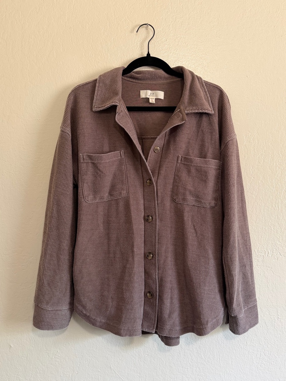 Thread & Supply Corduroy Shirt Jacket - light brown